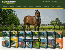 Tablet Screenshot of equerryhorsefeeds.com